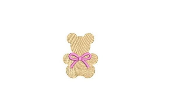 Bear with Bow: A Sweet Embroidery Design for Handmade Gifts