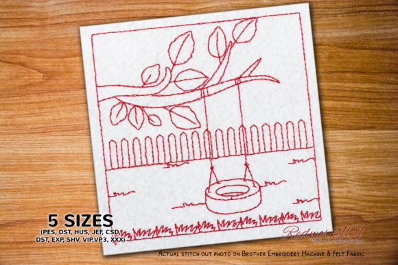 Empty Swing Design Review: A Garden Gem for Embroidery