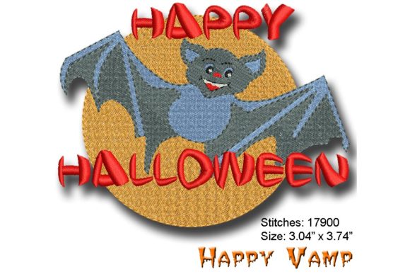 Happy Vamp: A Traditional Halloween Embroidery Review