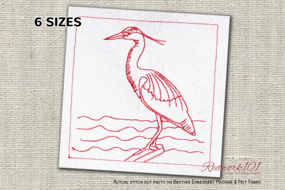 Heron Bird Machine: A Seasonal Embroidery Review