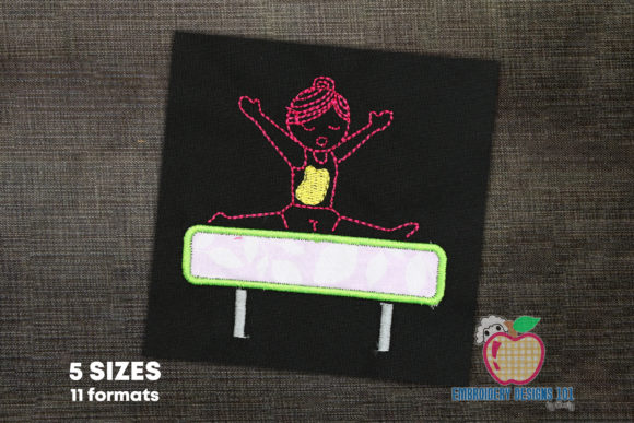 Review: Female Gymnast Performance Applique for Boutiques