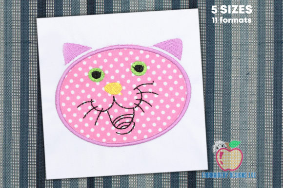 Review: Happy Cat Face Applique Pattern for Boutique Sweatshirts