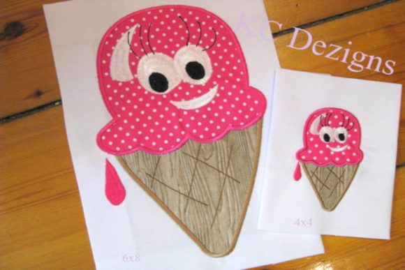 Smiley Ice Cream: A Sweet Seasonal Embroidery Review